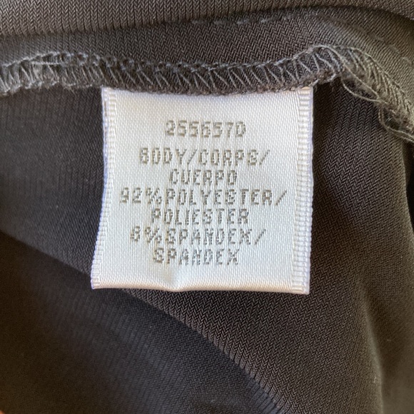 DAVID’S BRIDAL | Women’s Black With White Beaded Spaghetti Strap Formal Dress - Picture 7 of 8